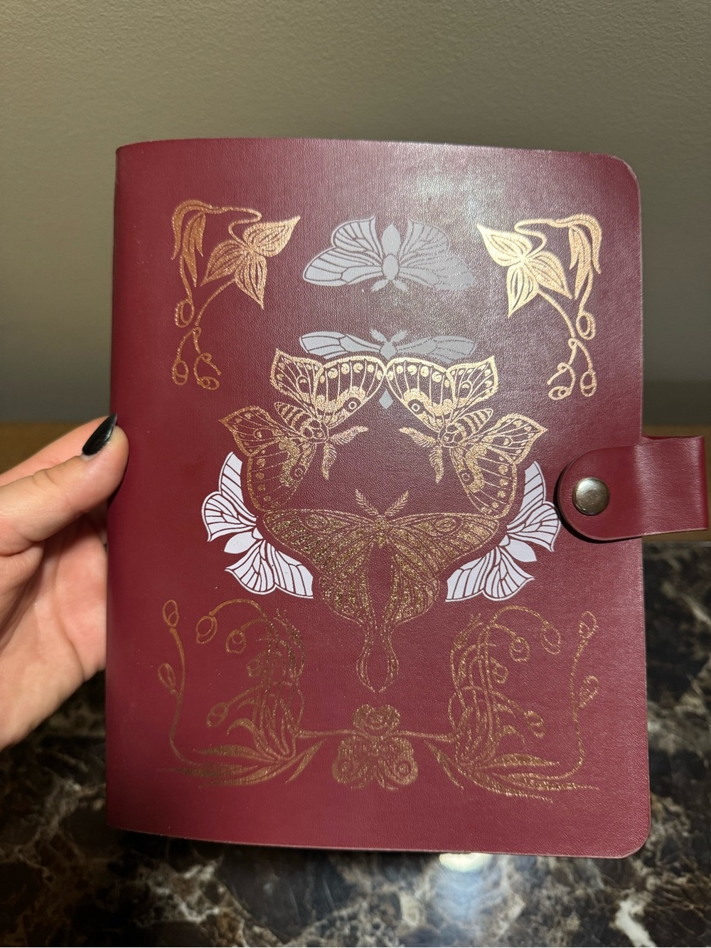 Fairyloot Crimson Moth Pin Binder